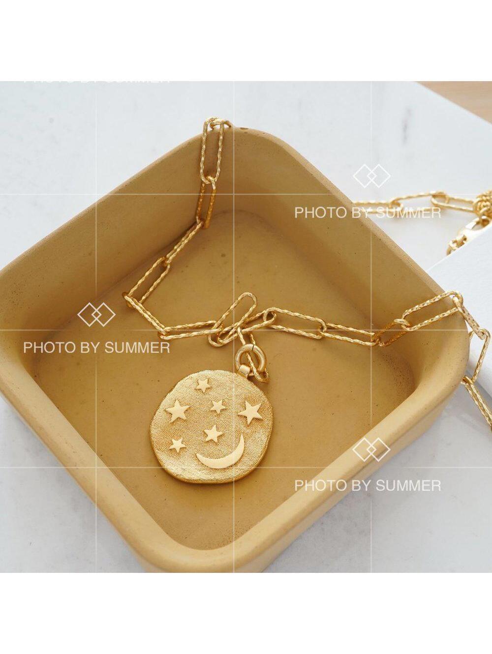 Madewell Shimmer Disc Pendant Necklace - Picture 8 of 9